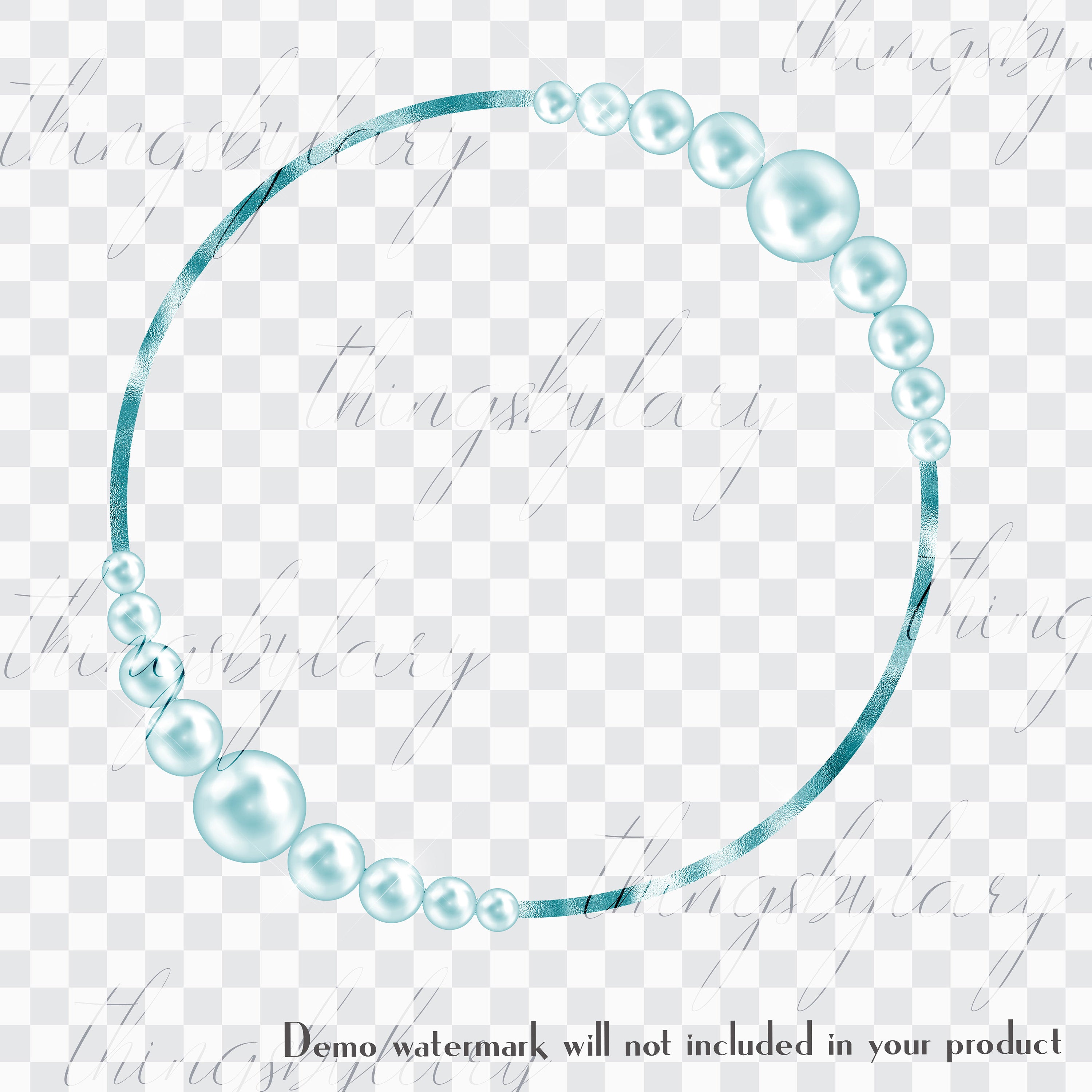 100 Pearl & Foil Circle Frames Clip arts Pearl Frames Digital Clip arts digital frame Planner Clipart Circle Frame Commercial Use Printable