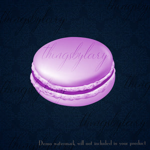 254 Sweet Macaroons Digital Images PNG Transparent Instant Download Commercial Use French Cookies Kid Birthday Party Baby Shower Wedding