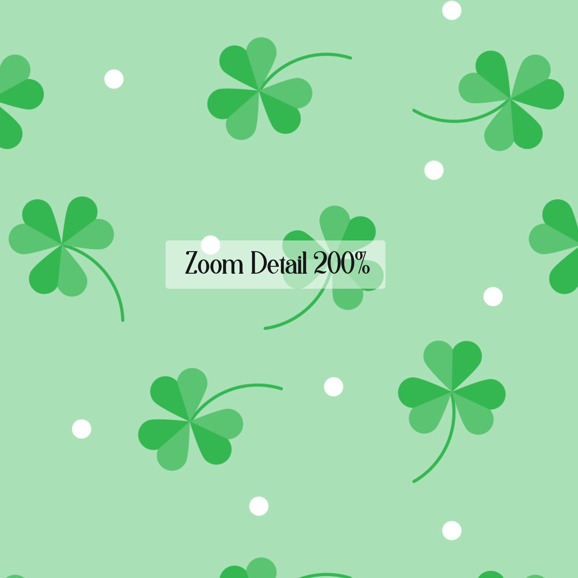 100 Seamless Clover Leaf Digital Papers 12&quot; 300 Dpi Commercial Use Instant Download Printable St Patrick&#39;s day shamrock Green tree Leaves