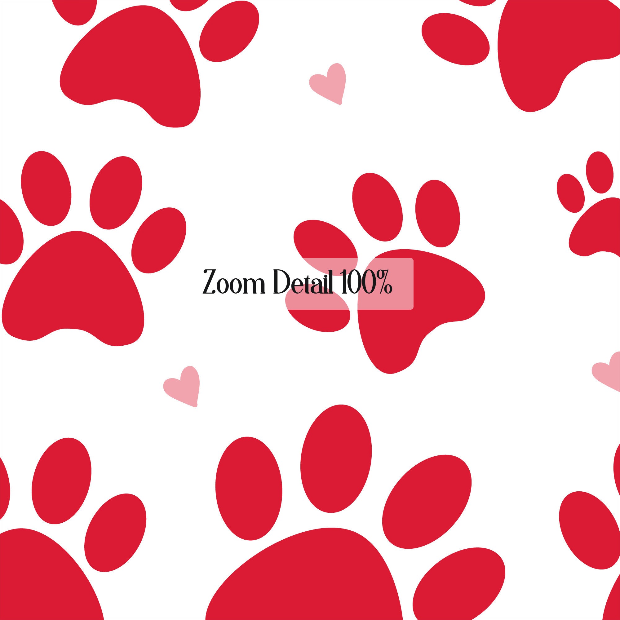 100 Seamless Color Paw Print in White Digital Papers 12x12&quot; 300 Dpi Commercial Use Instant Download Printable Animal Easter Dog Cat Pet Foot
